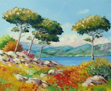 impressionism landscape Painting - PLS51 impressionism landscapes garden